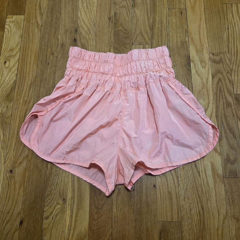 Free People Movement Shorts Womens M Pink Run Athletic Dolphin Activewear